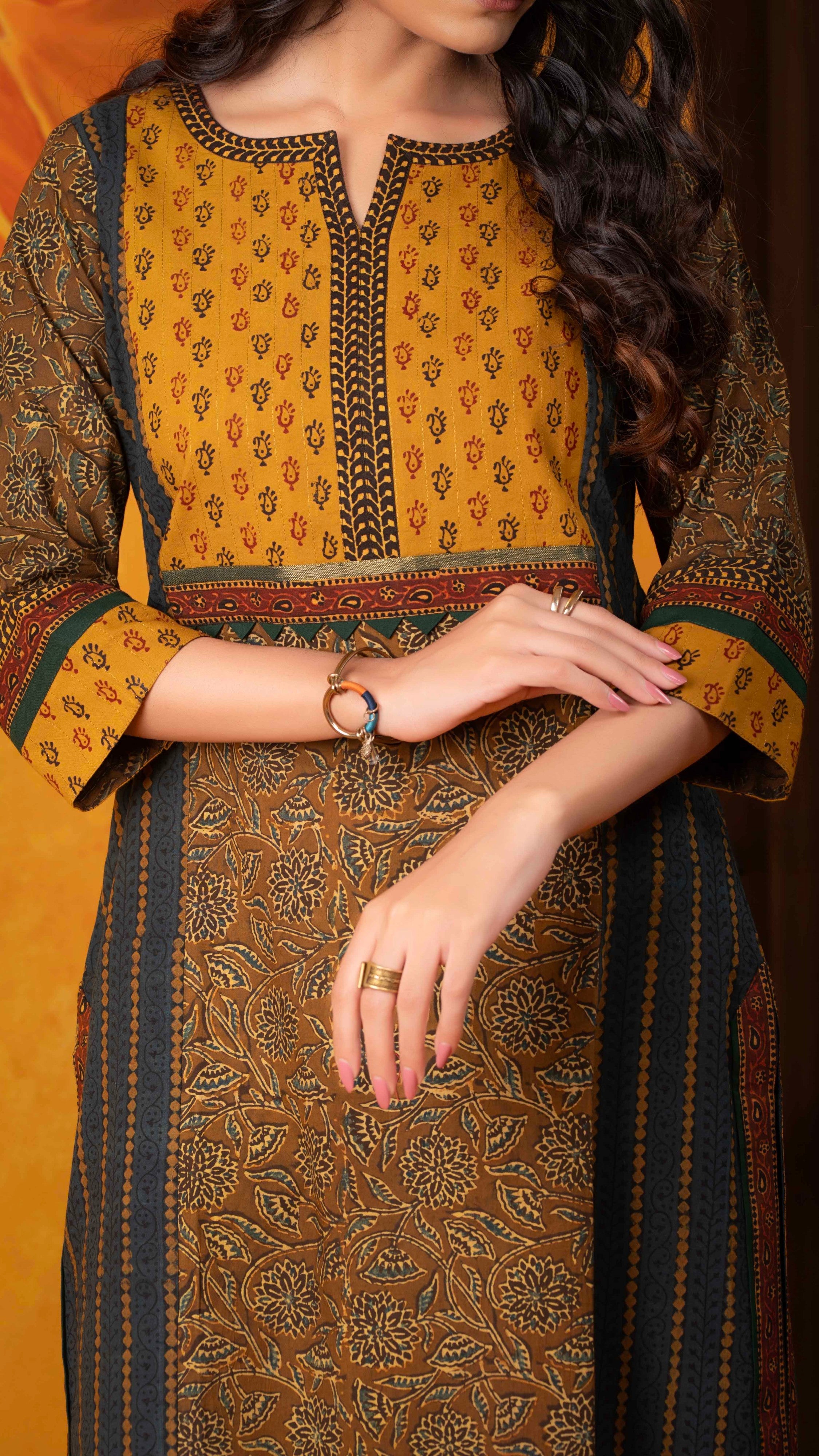 Varini Ajrakh Kurta