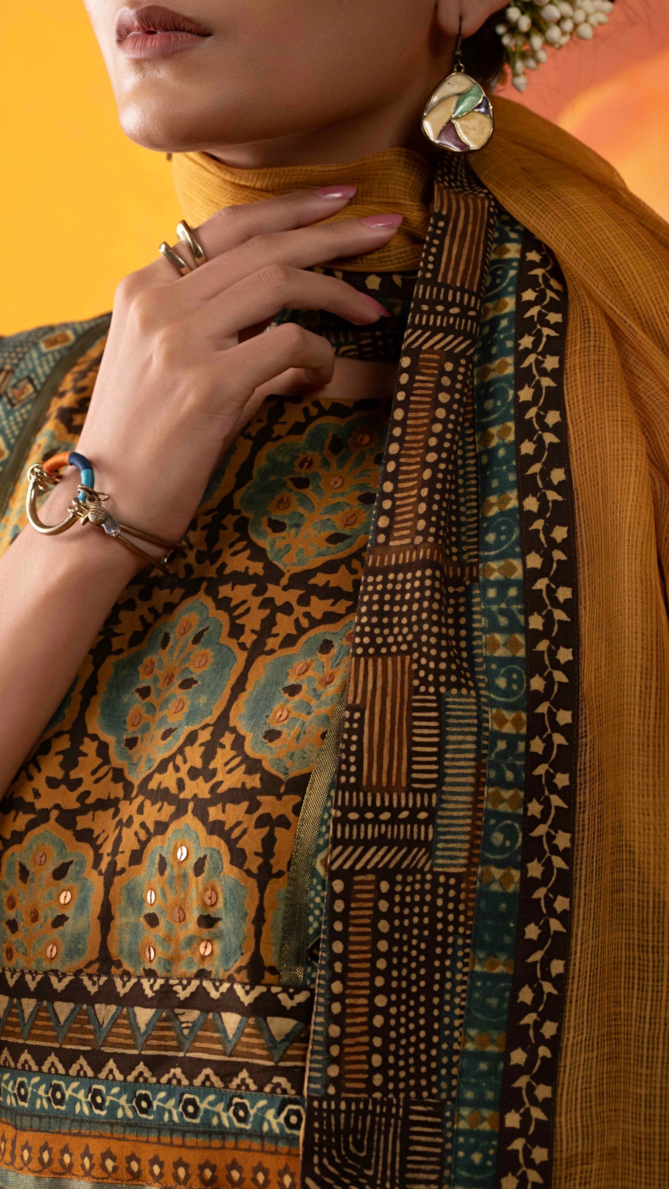 Mridula Ajrakh Kurta