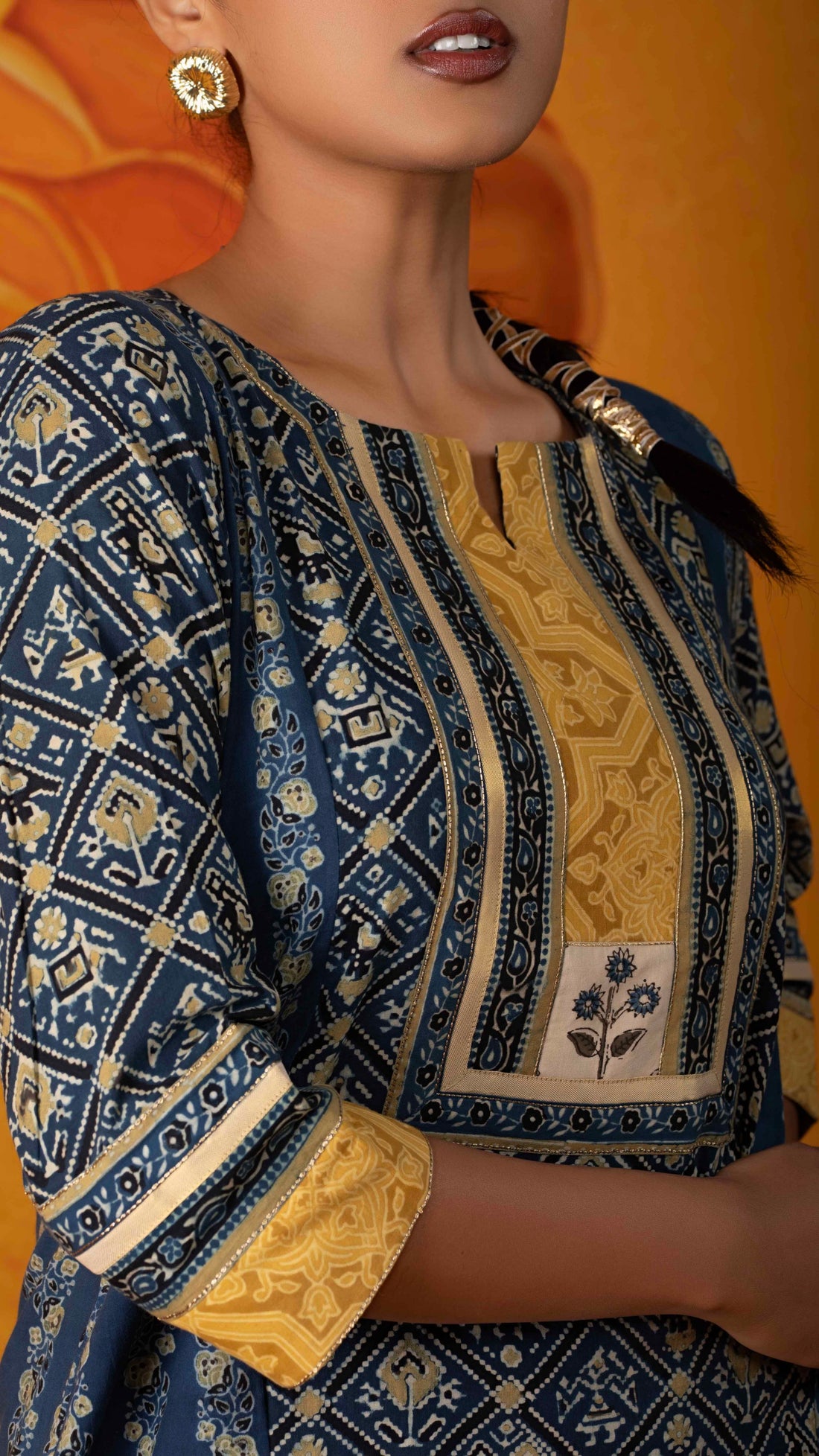 Tarini Ajrakh Kurta