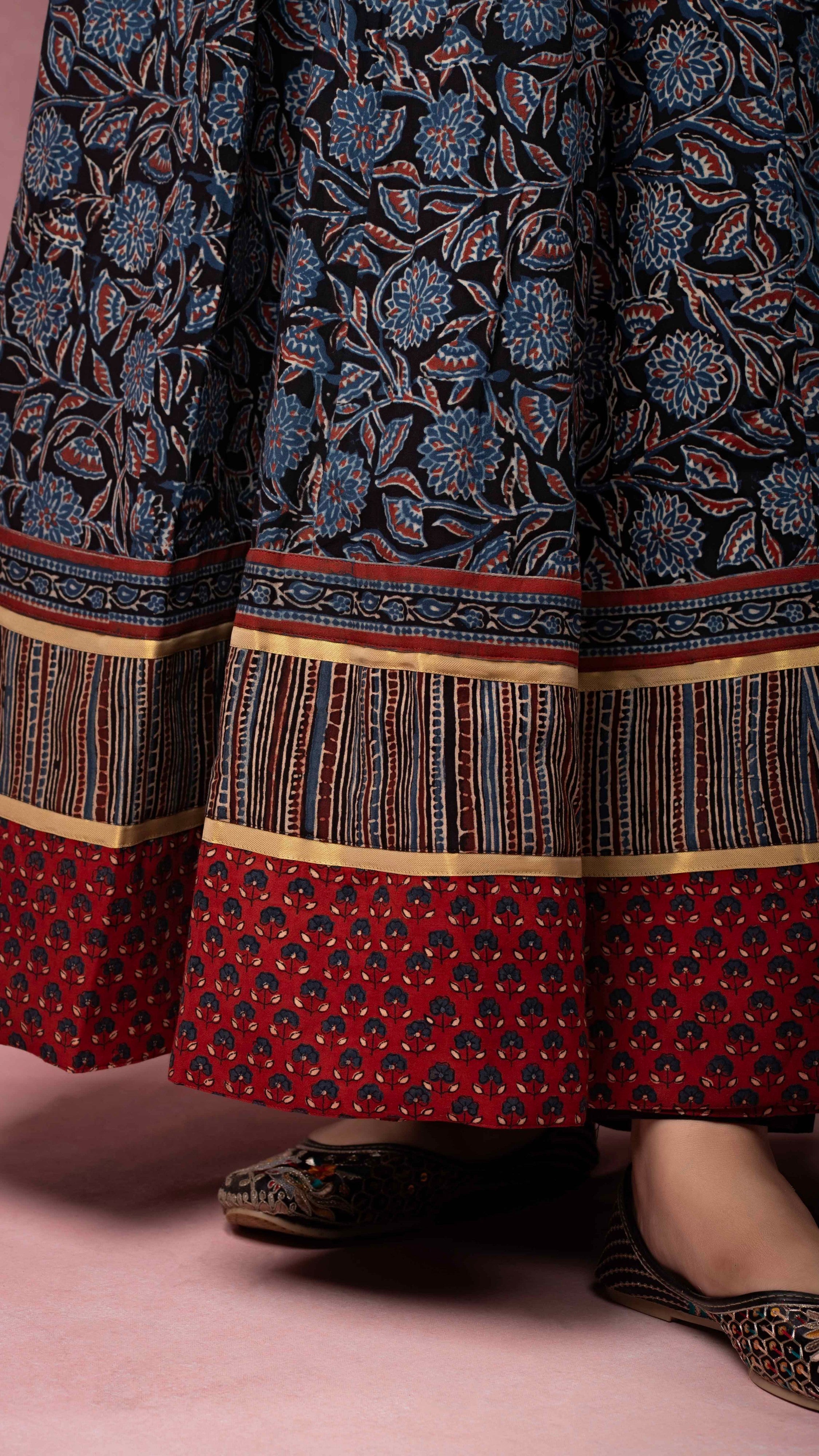 Eshika Ajrakh Kurta