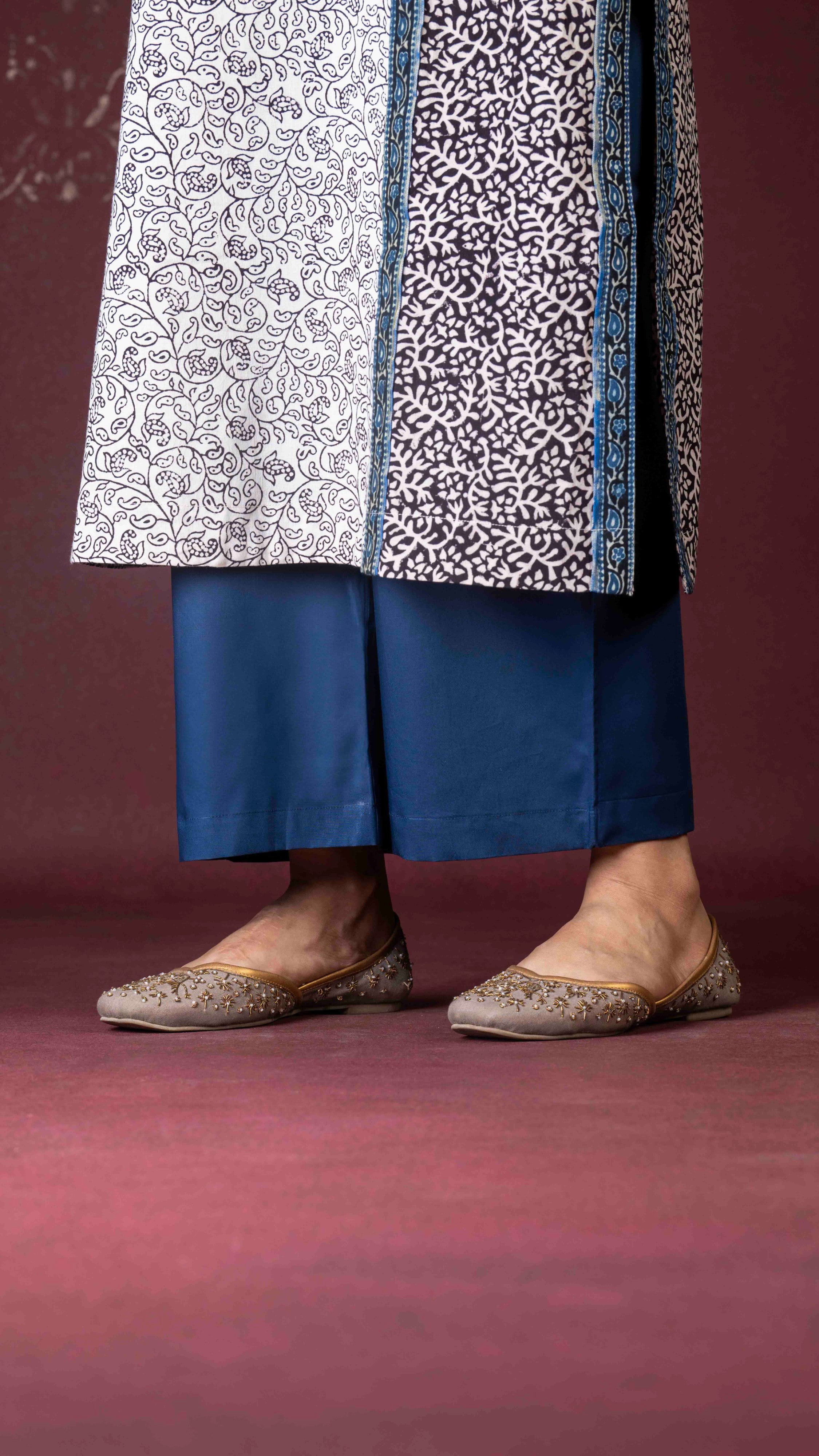 Indigo Blue palazzo pant with pockets