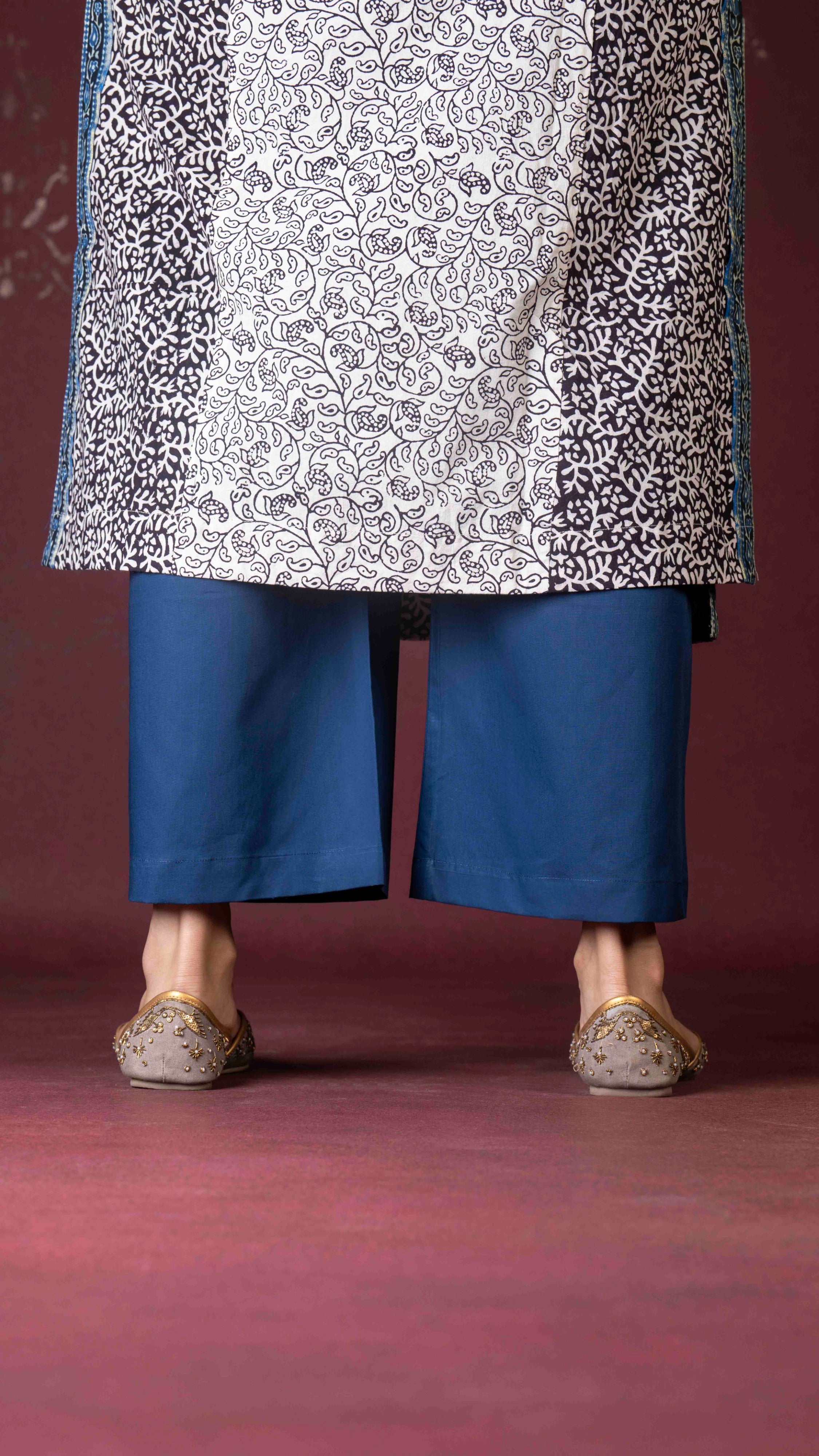 Indigo Blue palazzo pant with pockets