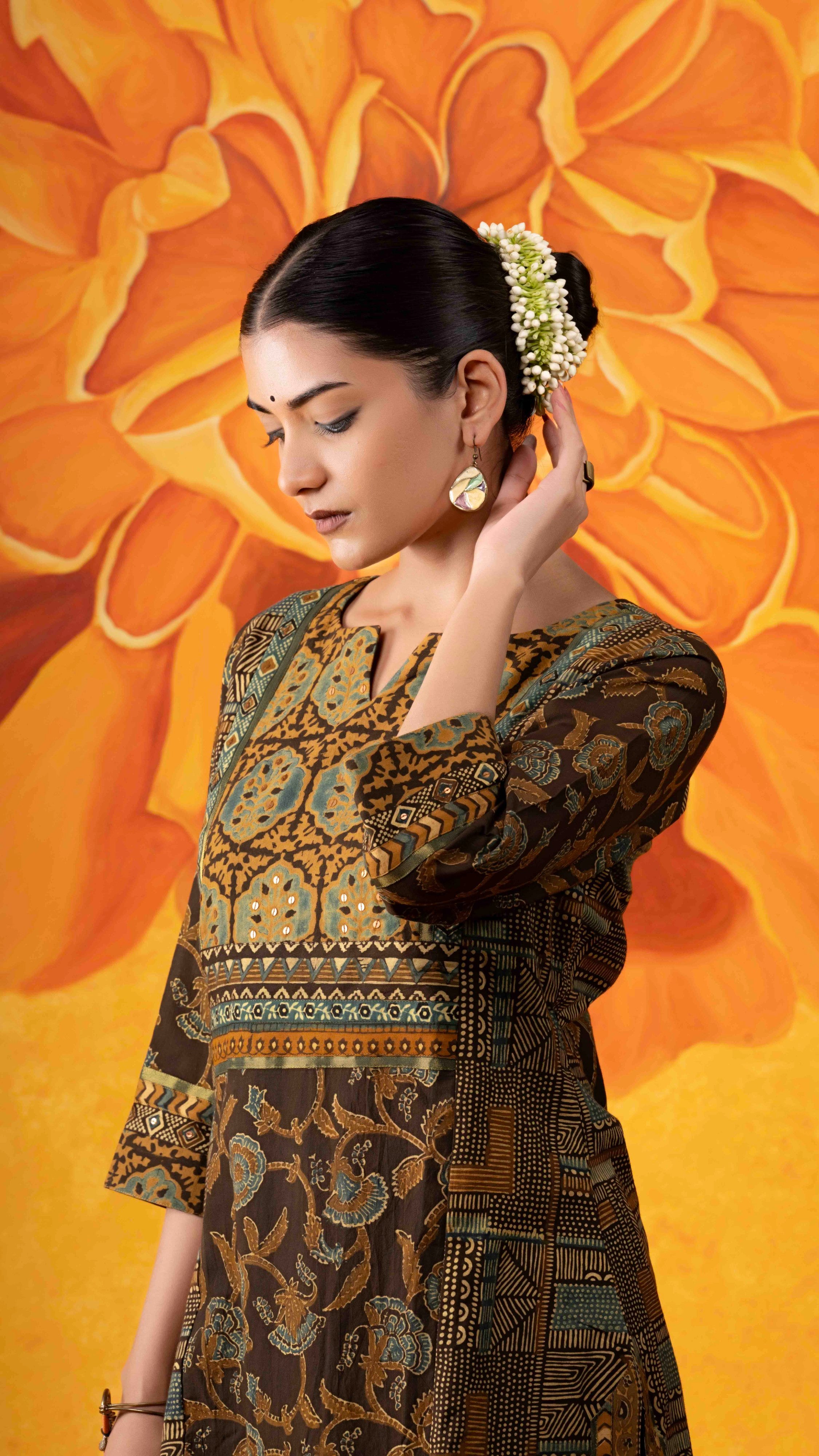 Mridula Ajrakh Kurta