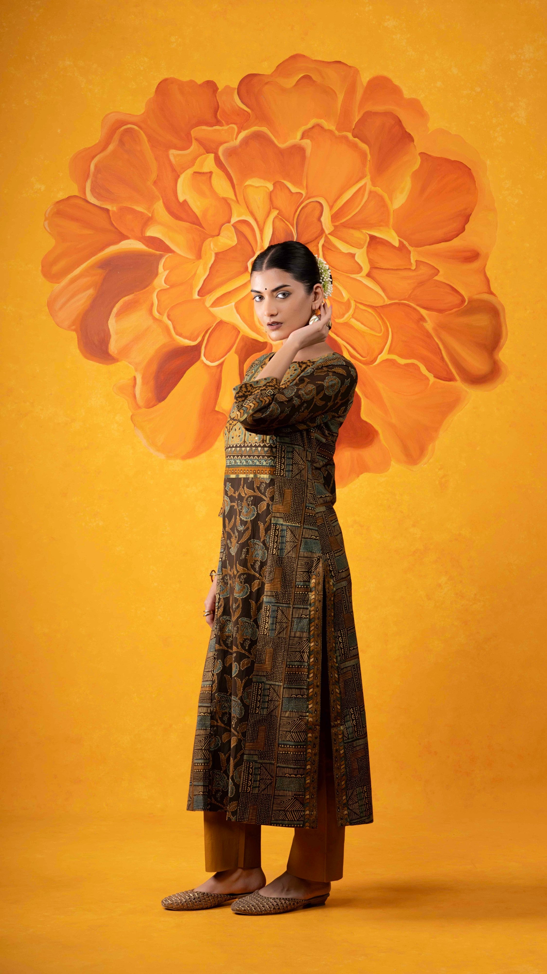 Mridula Ajrakh Kurta