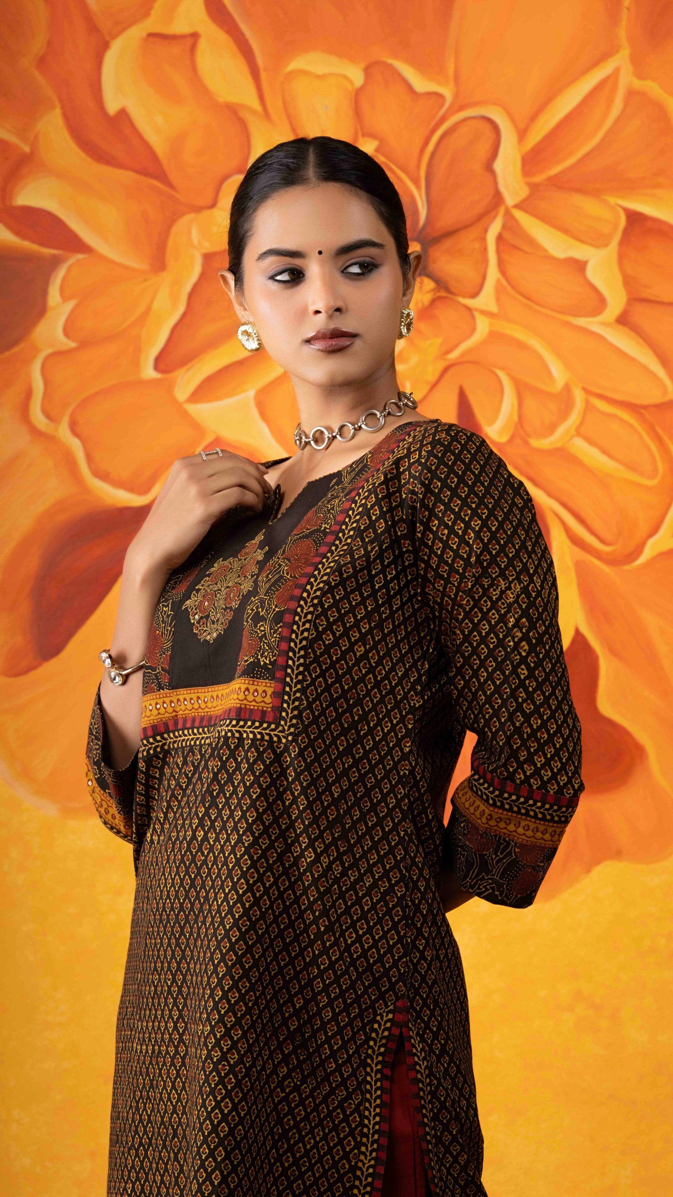 Padmini Ajrakh Kurta
