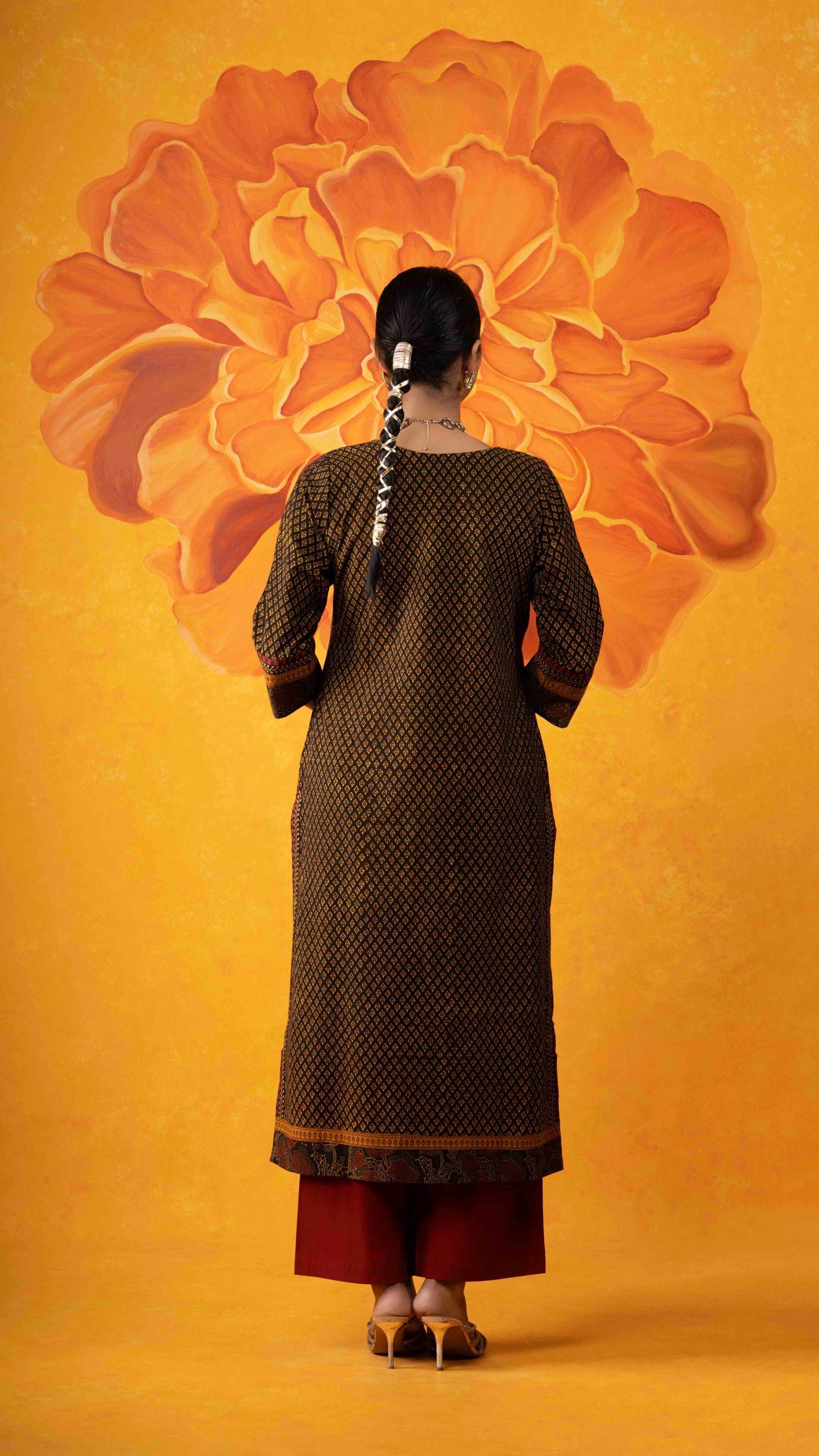 Padmini Ajrakh Kurta