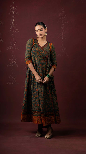 Amrahi Ajrakh Kurta