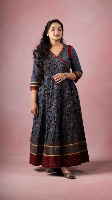 Eshika Ajrakh Kurta