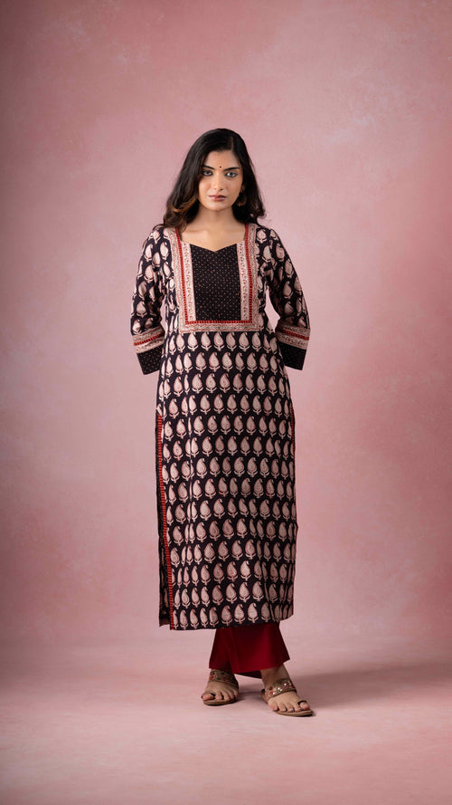 Aashra Bagh Kurta