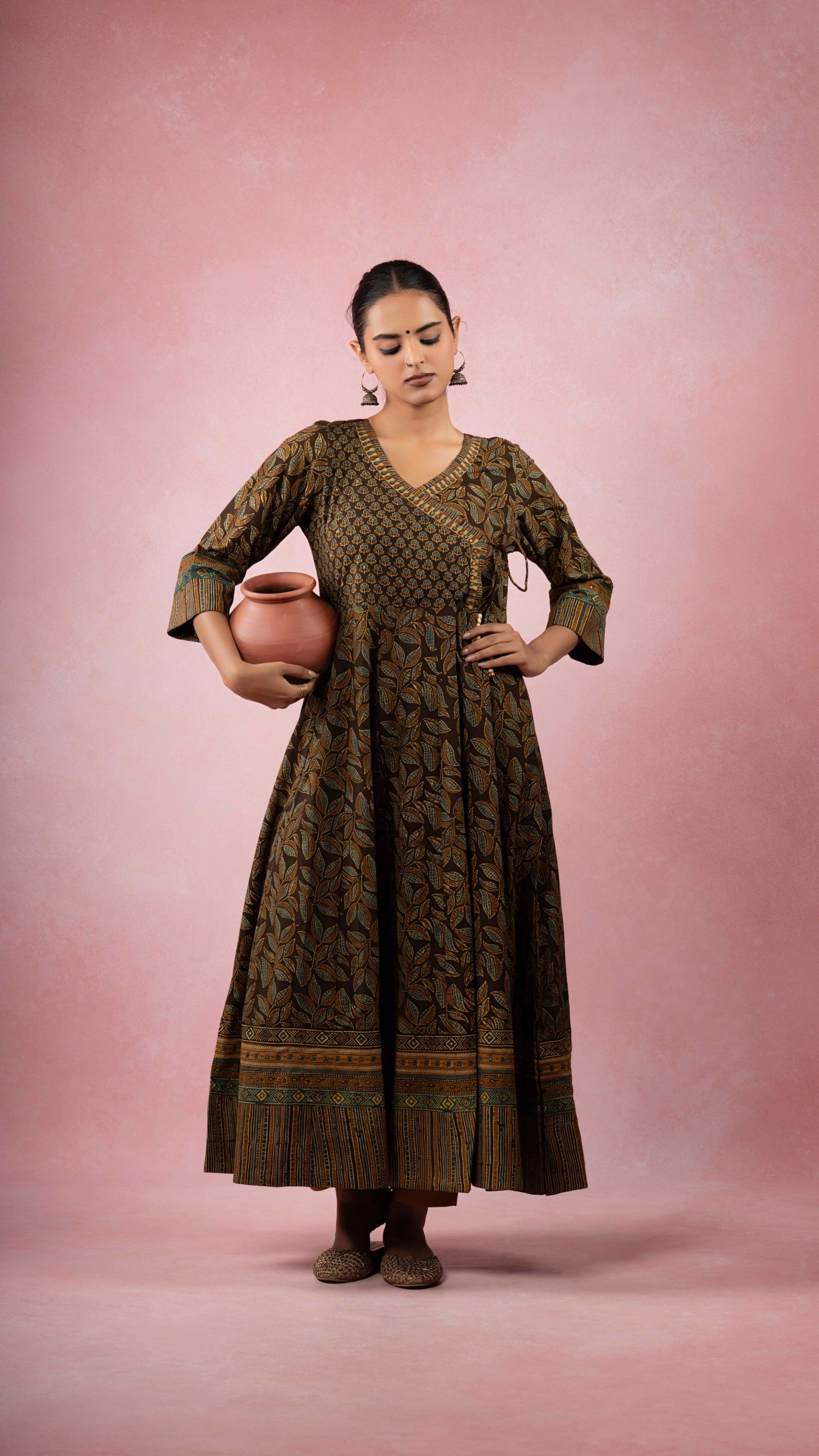 Rivyaa Ajrakh  Kurta