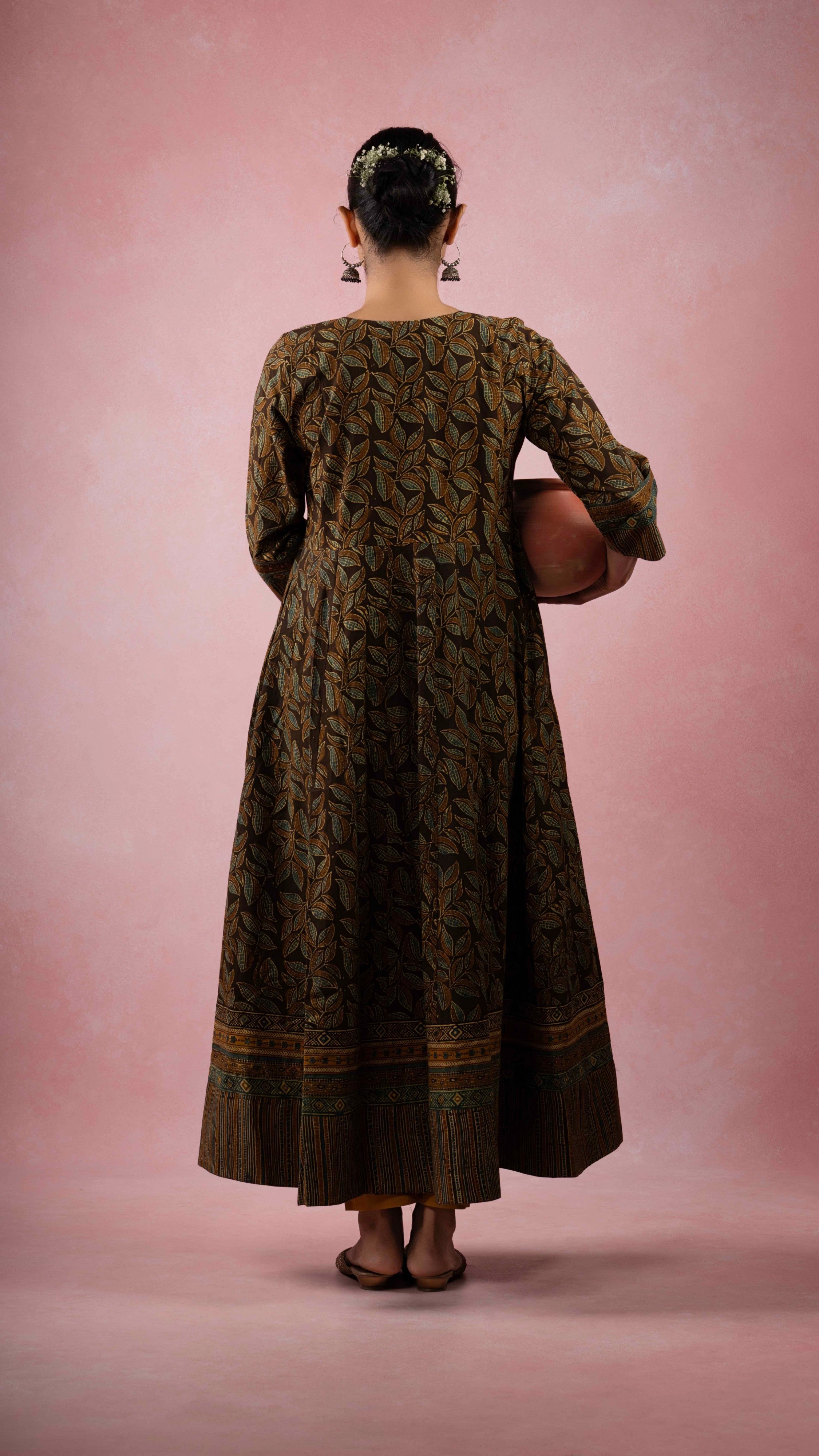 Rivyaa Ajrakh  Kurta